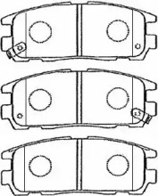 Комплект тормозных колодок AISIN J2N009